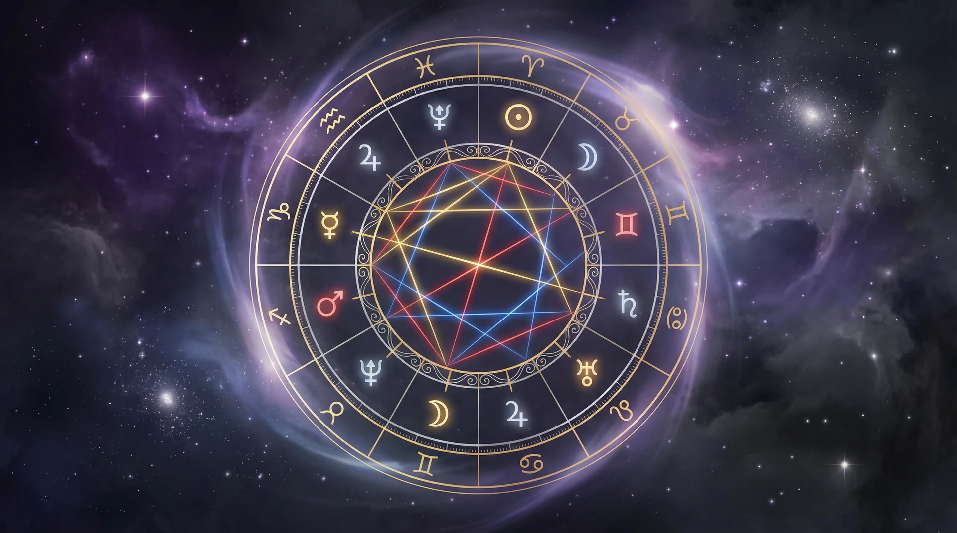 星盘背景 - 91吃瓜 | 个人星盘定制